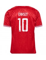 Dánsko Christian Eriksen #10 Domácí Dres ME 2024 Krátký Rukáv